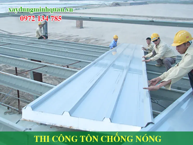 Thi Công Mái Tôn Tại Thủ Dầu Một