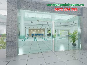 sửa bản lề cửa kính cường lực